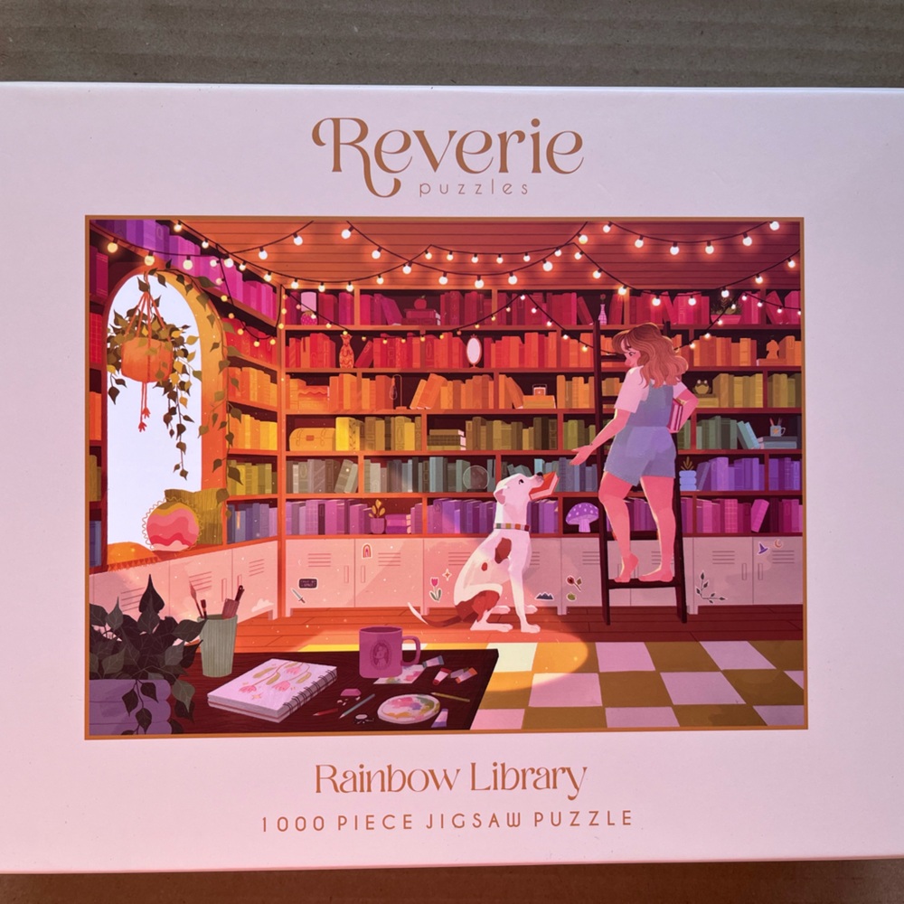 Reverie Puzzle Rainbow Library Jigsaw